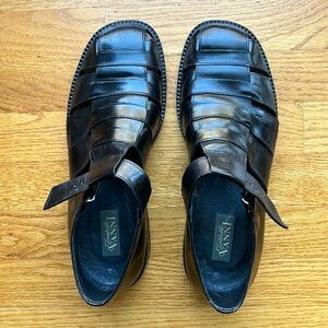 Fratelli Vanni sandals, Italian, excellent condition, black